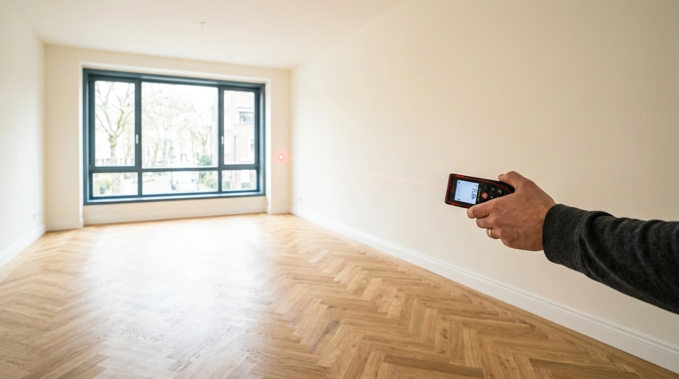 Mesure au télémètre laser de la superficie privative d’un appartement