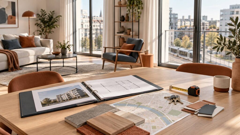 Illustration éditoriale du sujet : Location appartement à Nantes : prix et quartiers à cibler