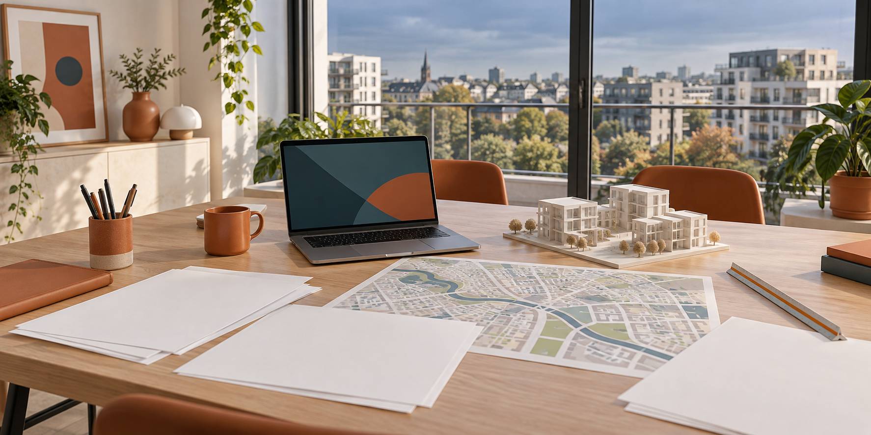 Illustration éditoriale du sujet : Location appartement à Rennes : prix et quartiers à cibler