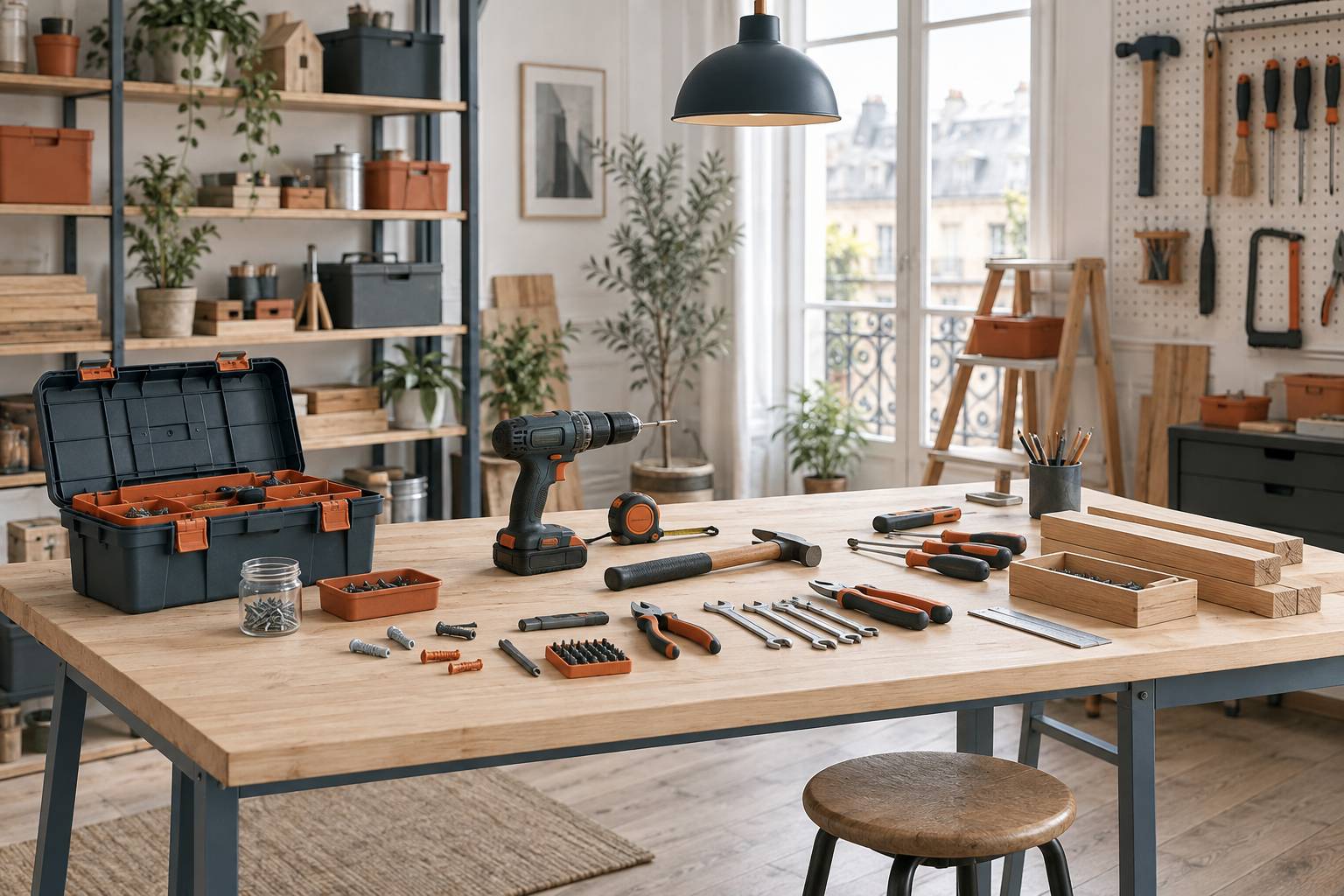 Illustration éditoriale du sujet : Maison du Bricoleur à Paris : adresse, horaires et rayons